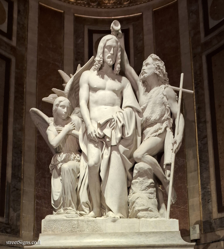Paris - La Madeleine - "The Baptism of Christ" - Sculpture by François Rude