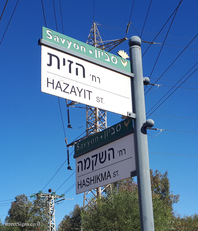 Savyon - Hazit Junction and Shikma Street