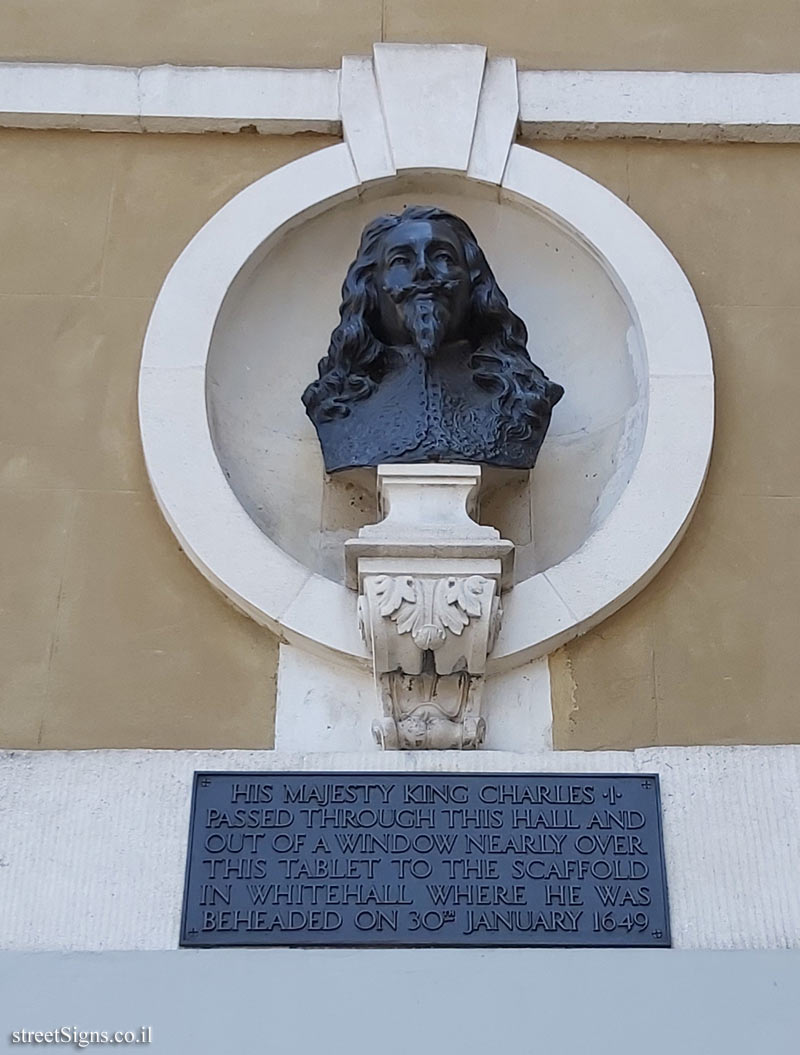 London - The Banqueting House - the place of the execution of Charles I