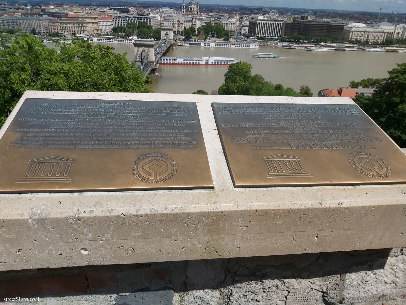 Budapest - Danube panorama and castle district - World Heritage Site