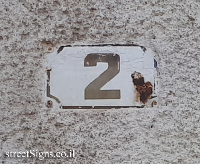 Tel Aviv - House number in old format