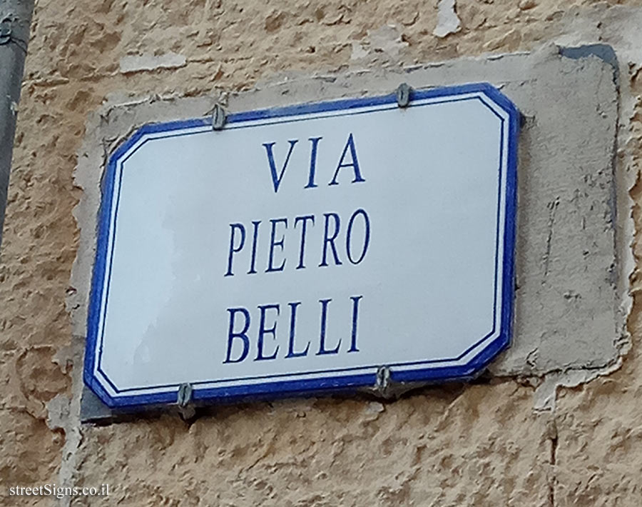 Lecce - Via Pietro Belli