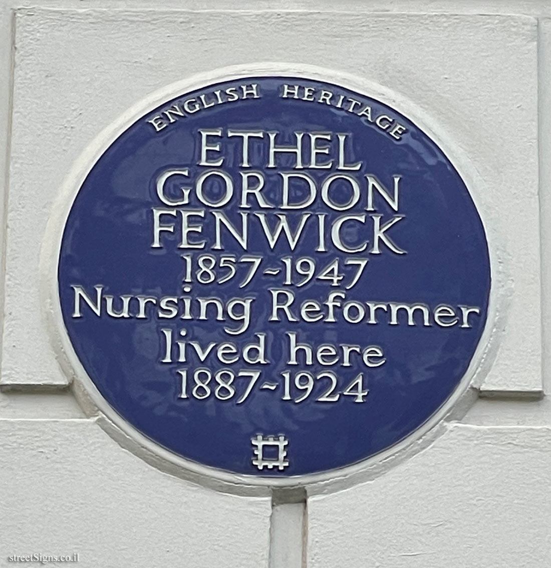 London - English Heritage - The House of Ethel Gordon Fenwick lived