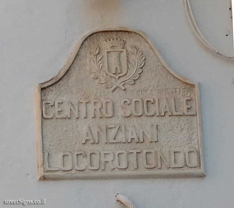 Locorotondo - Elderly Social Center