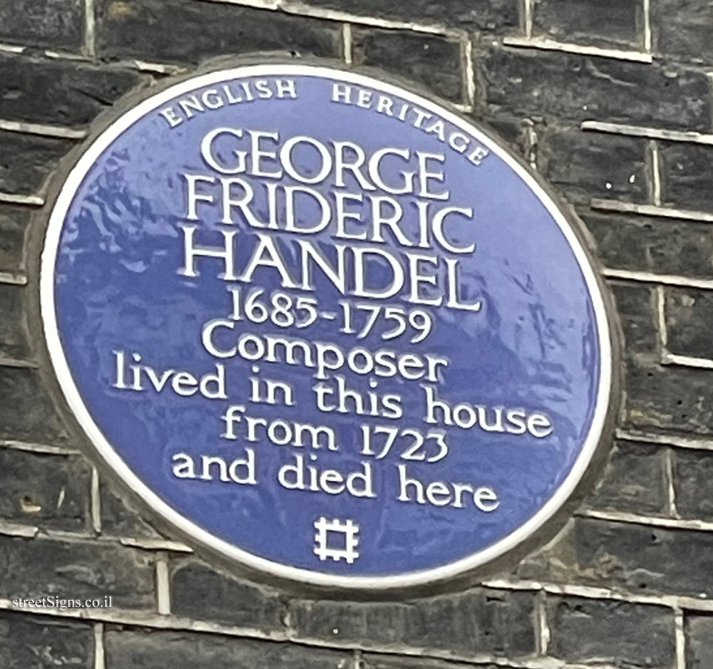 London - English Heritage - The House of George Frideric Handel