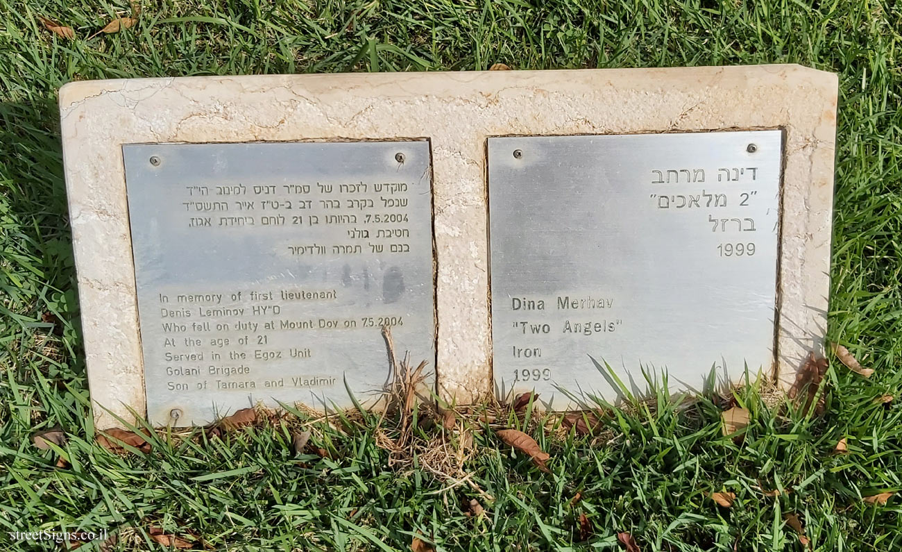 Tel Hashomer Hospital - "Two Angels" Dina Merhav outdoor sculpture