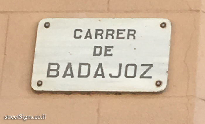 Barcelona - Carrer de Badajoz