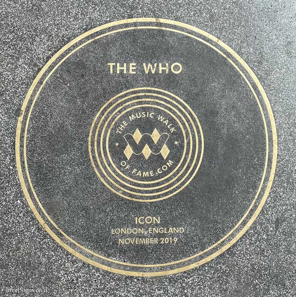 London - The music walk of fame - The Who