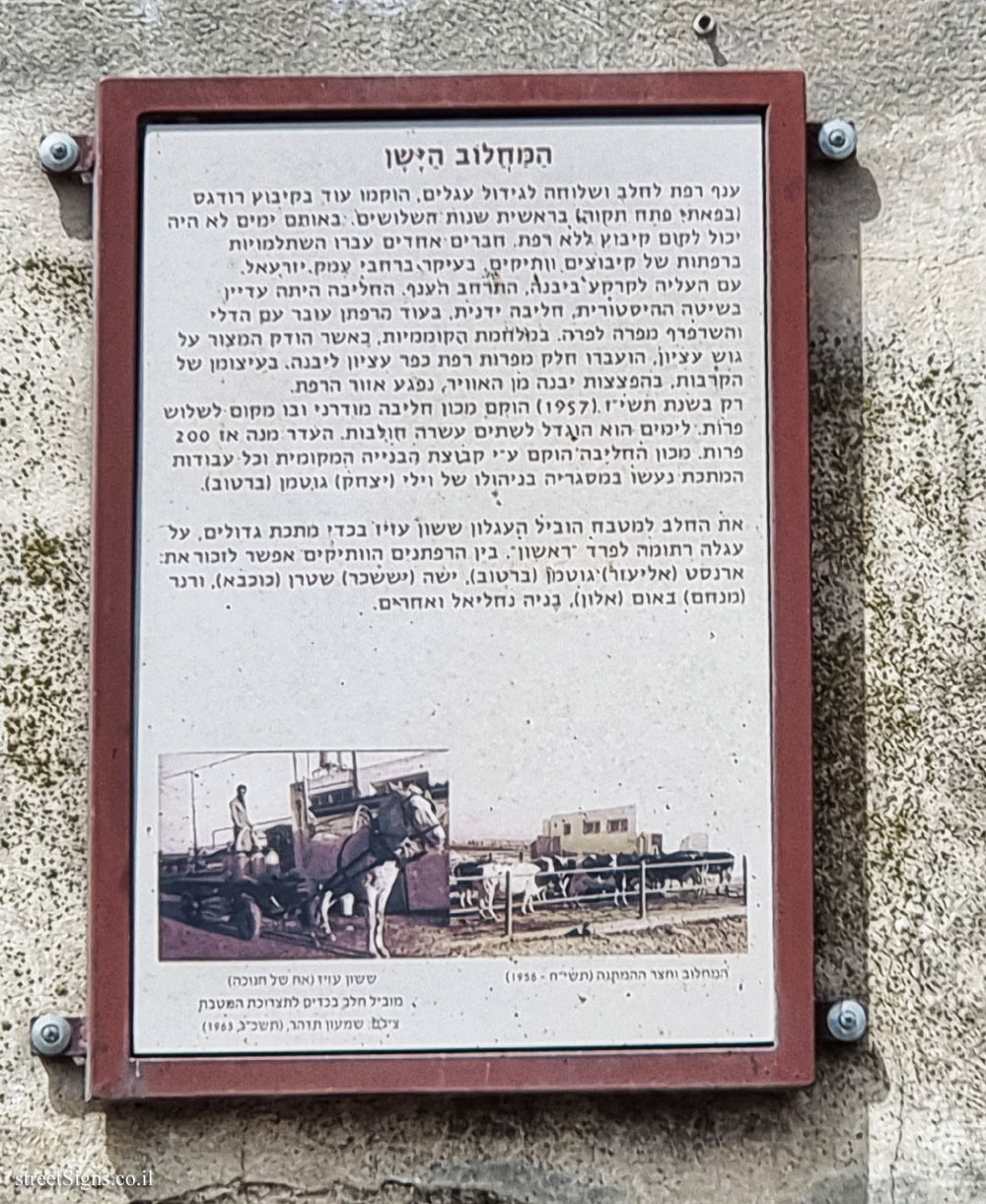 Kvutzat Yavne - The old milking parlor