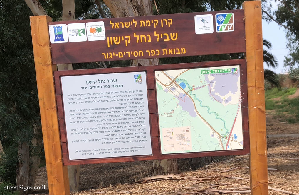 Kfar Hasidim - Kishon River Trail’s map