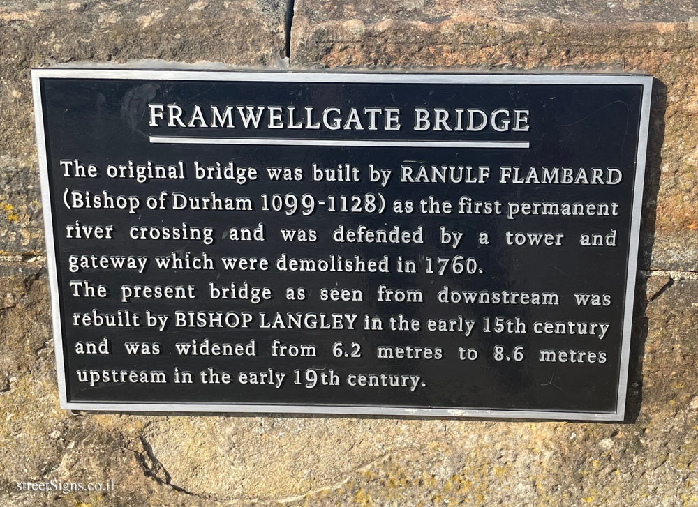 Durham - Framwellgate Bridge