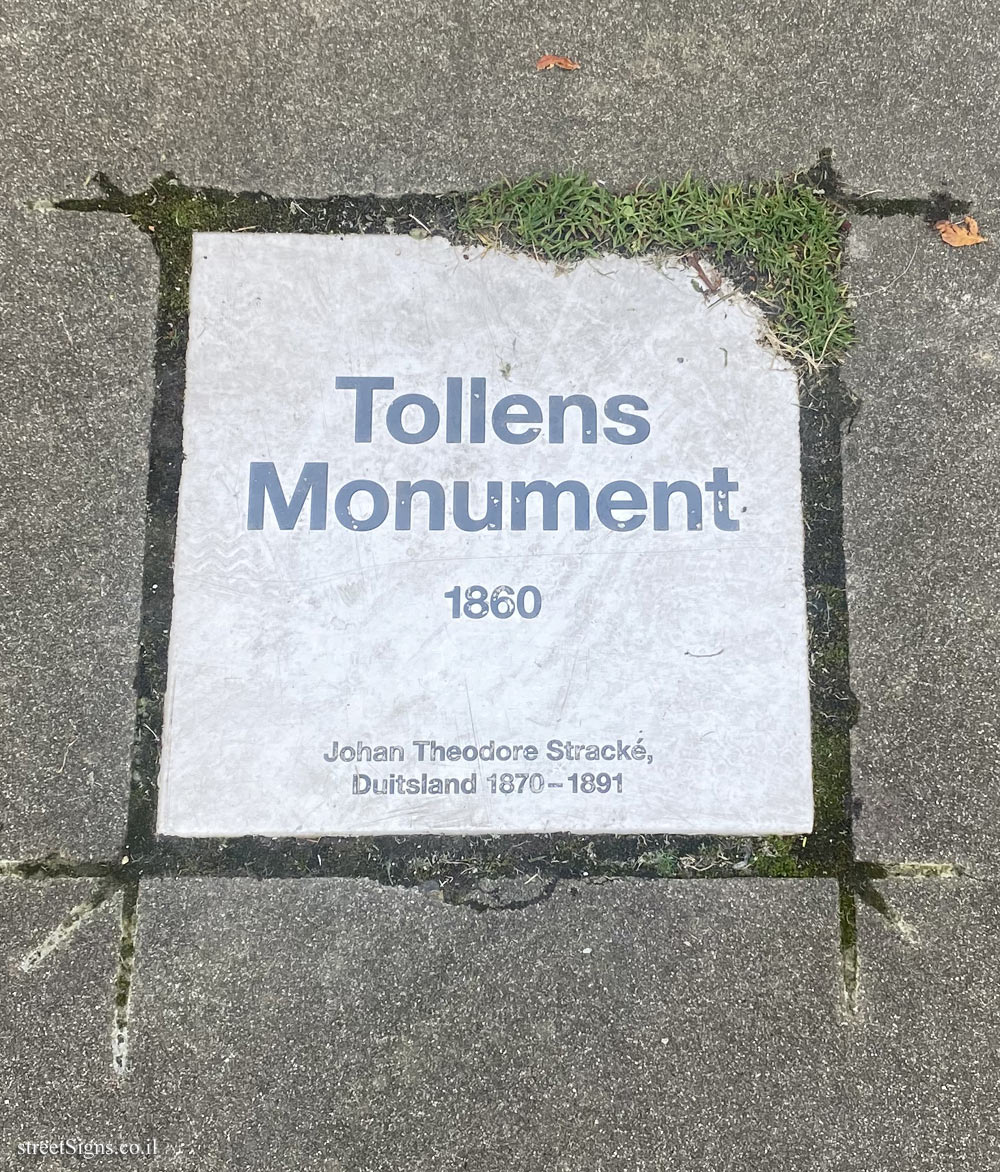Rotterdam - A statue in memory of Hendrik Tollens