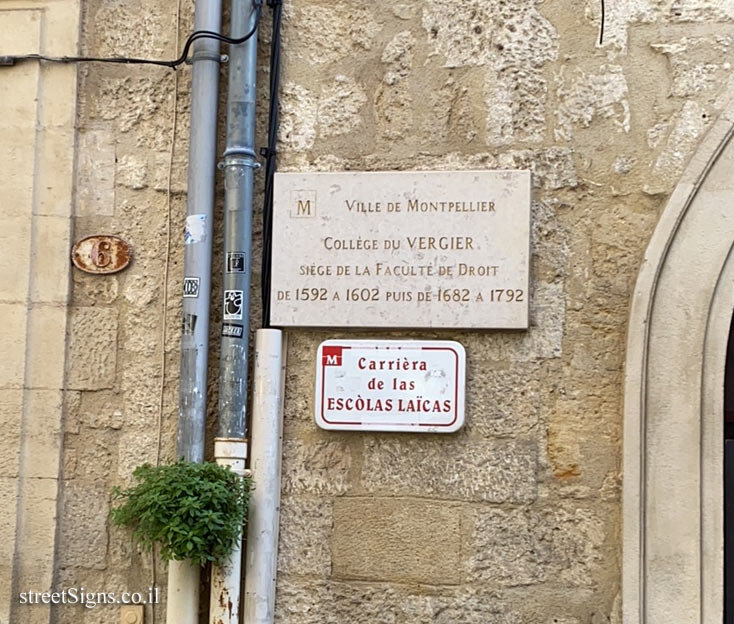 Montpellier - Rue des Écoles Laïques
