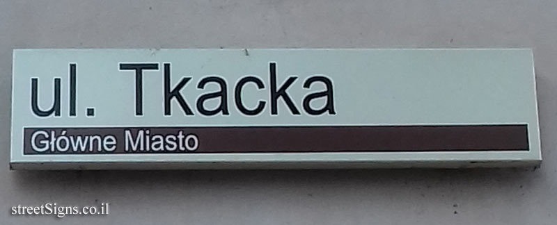 Gdańsk - Tkacka Street