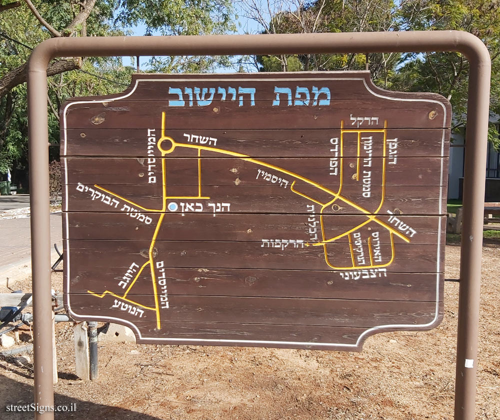 Mazor - Map of the locality