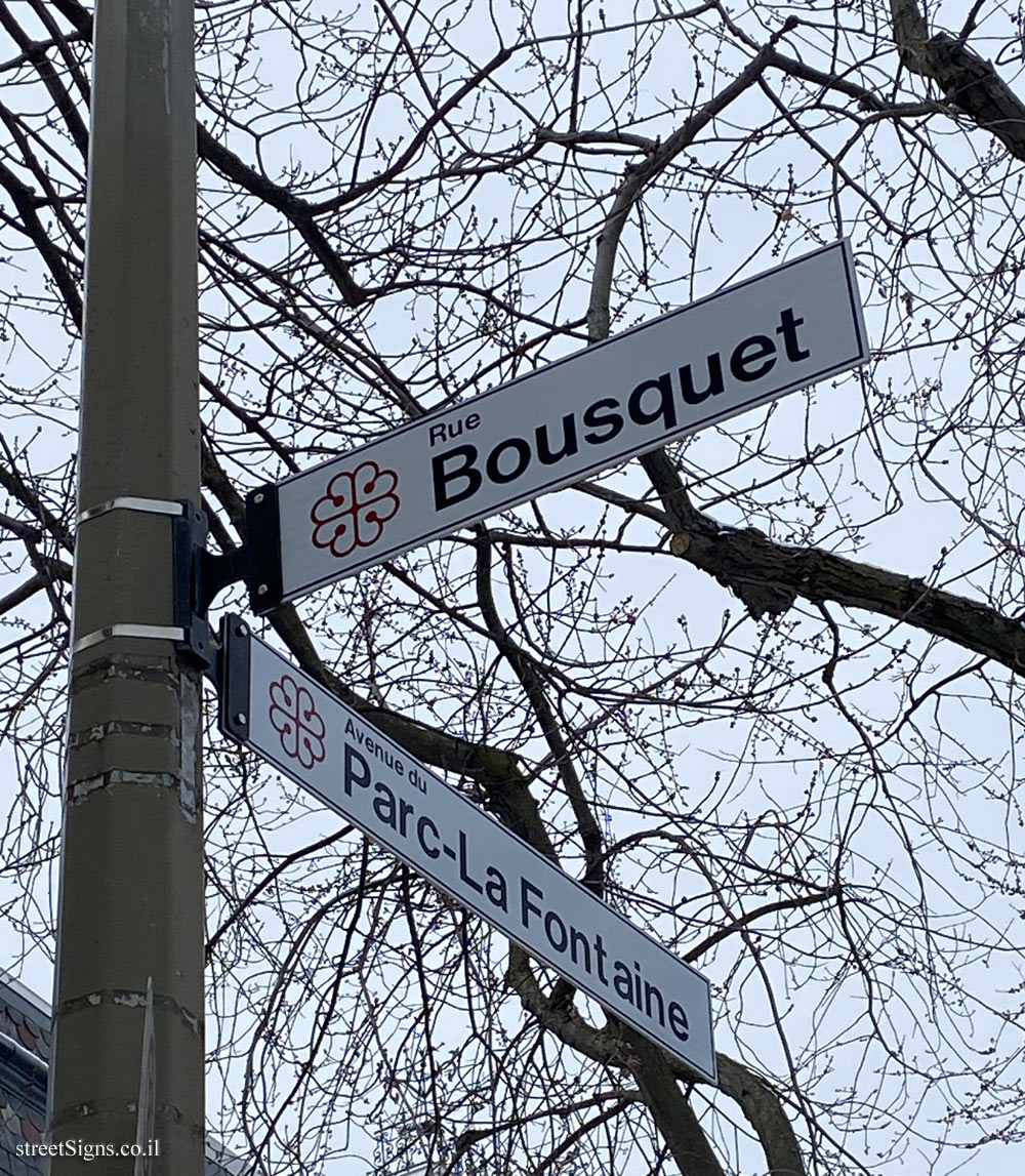 Montreal - Junction of Av. du Parc-La Fontaine and Bousquet