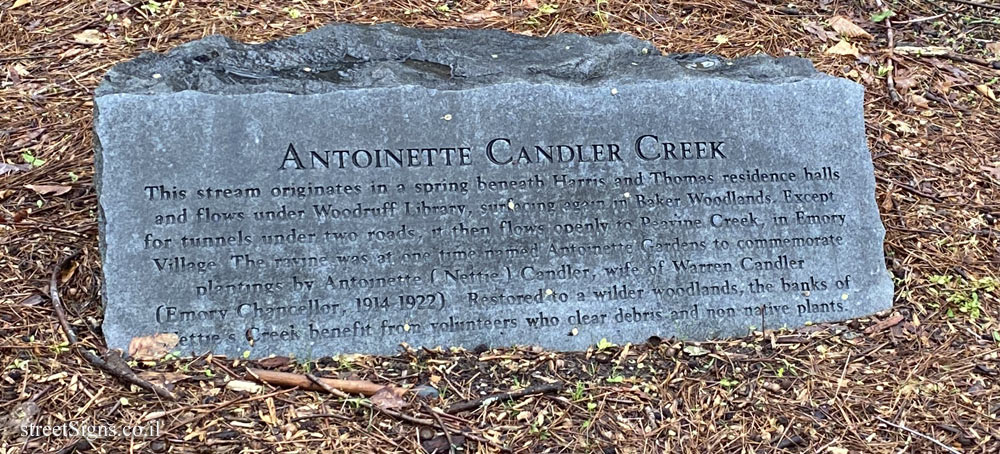 Atlanta - Emory University - Antoinette Candler Creek