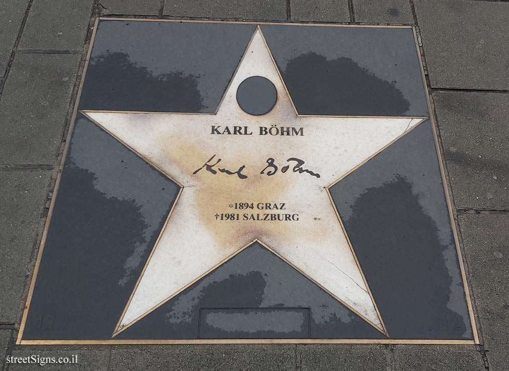 Vienna - Walk of Fame - Karl Böhm