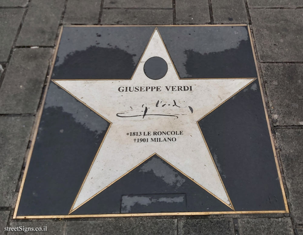 Vienna - Walk of Fame - Giuseppe Verdi