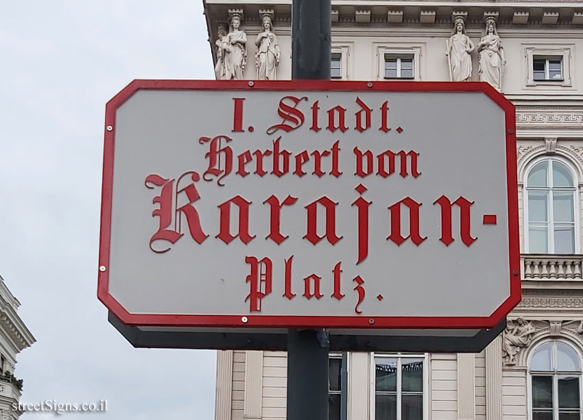Vienna - Herbert von Karajan Square