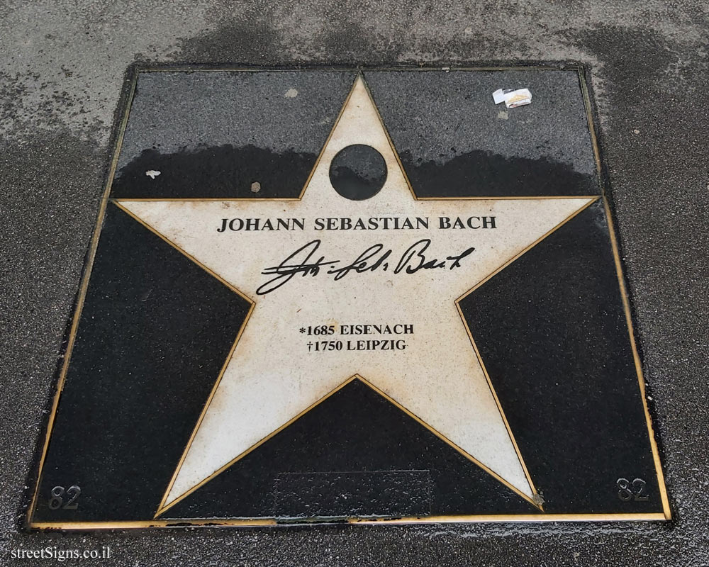 Vienna - Walk of Fame - Johann Sebastian Bach