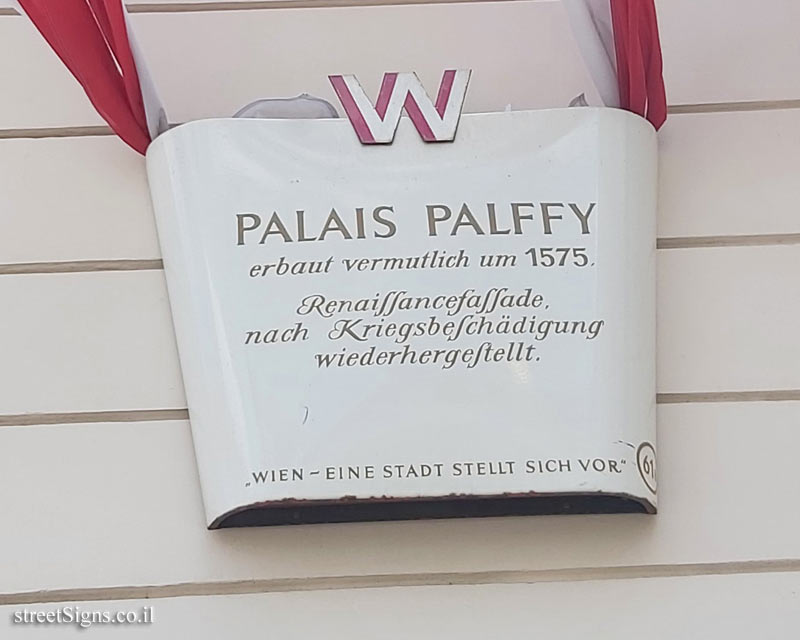 Vienna - A city introduces itself - Palais Pálffy