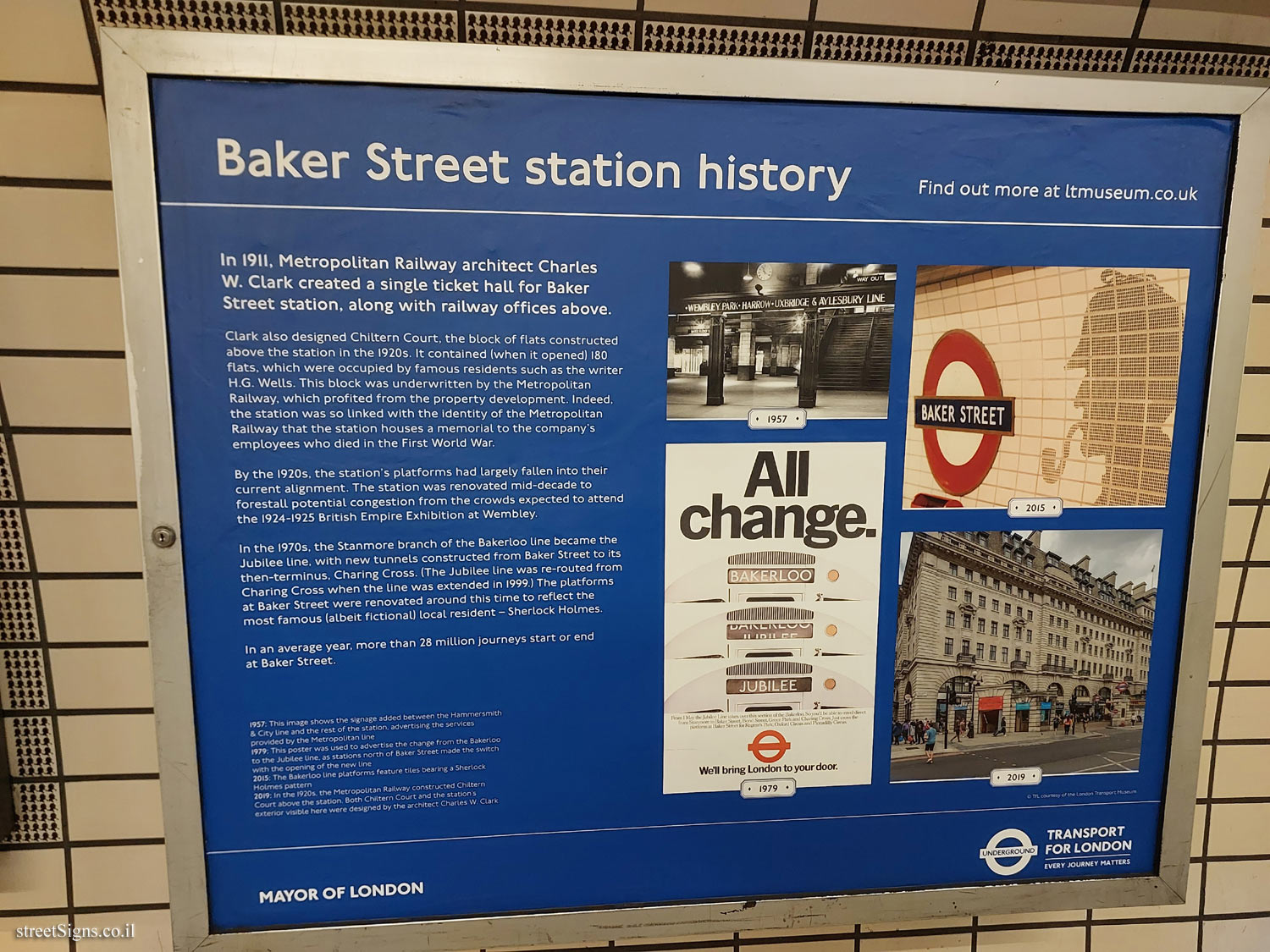 London - London Underground History - Baker Street Station (2)