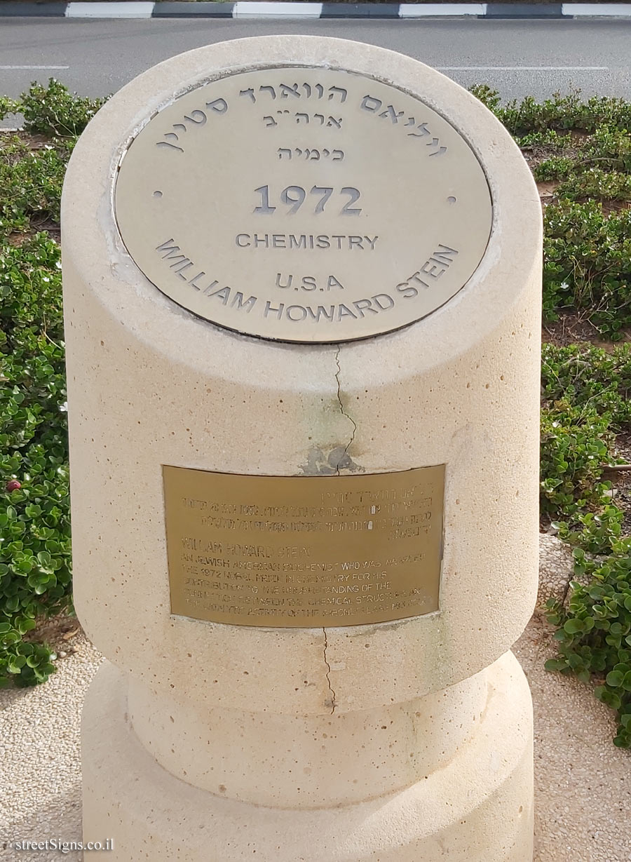 Rishon Lezion - Nobel Laureates Boulevard - William Howard Stein