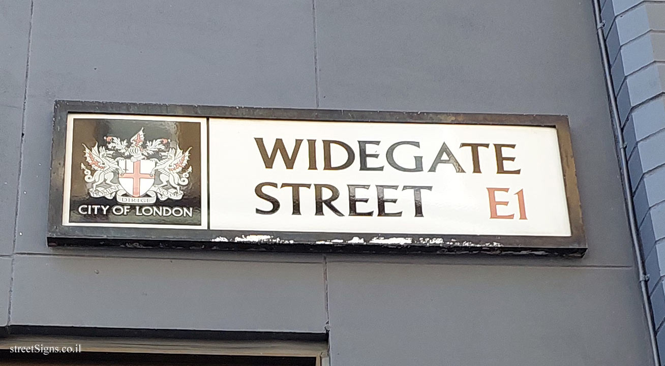 London - Widegate Street