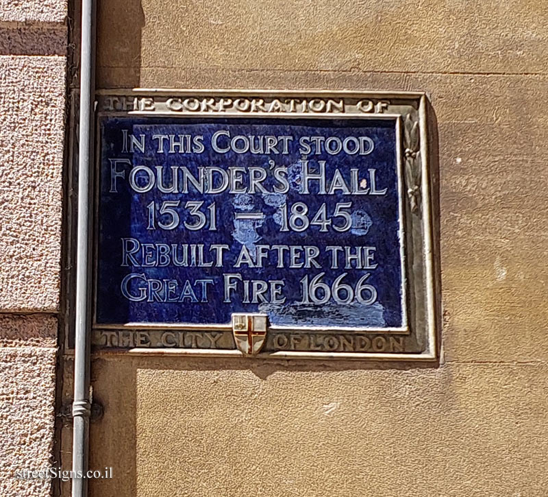 London - The Founders’ Hall