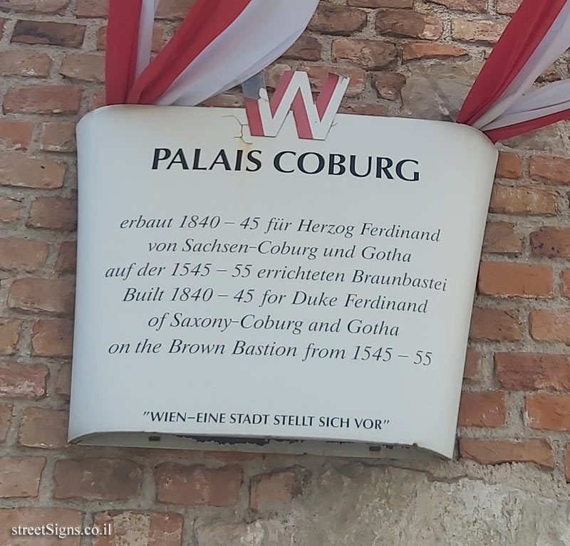 Vienna - A city introduces itself - Palais Coburg