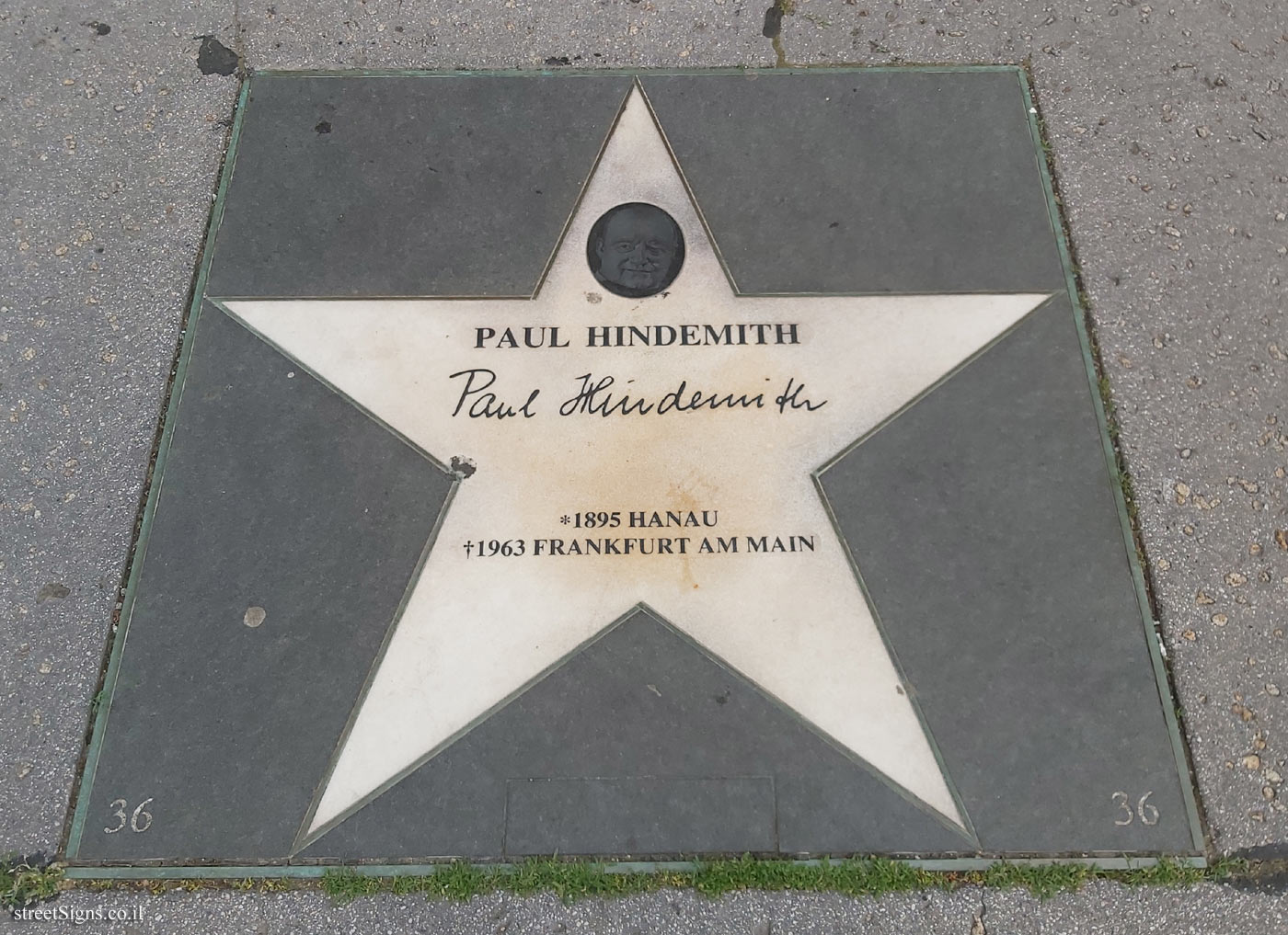 Vienna - Walk of Fame - Paul Hindemith