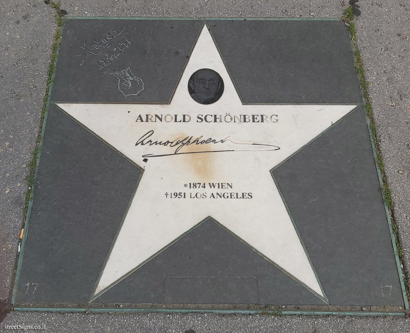 Vienna - Walk of Fame - Arnold Schoenberg