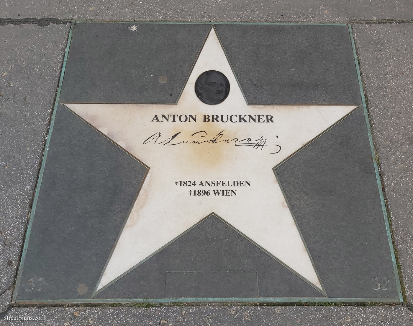 Vienna - Walk of Fame - Anton Bruckner
