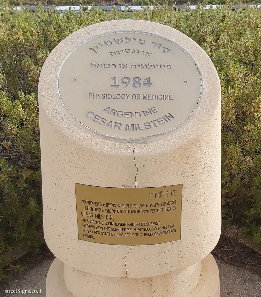 Rishon Lezion - Nobel Laureates Boulevard - César Milstein