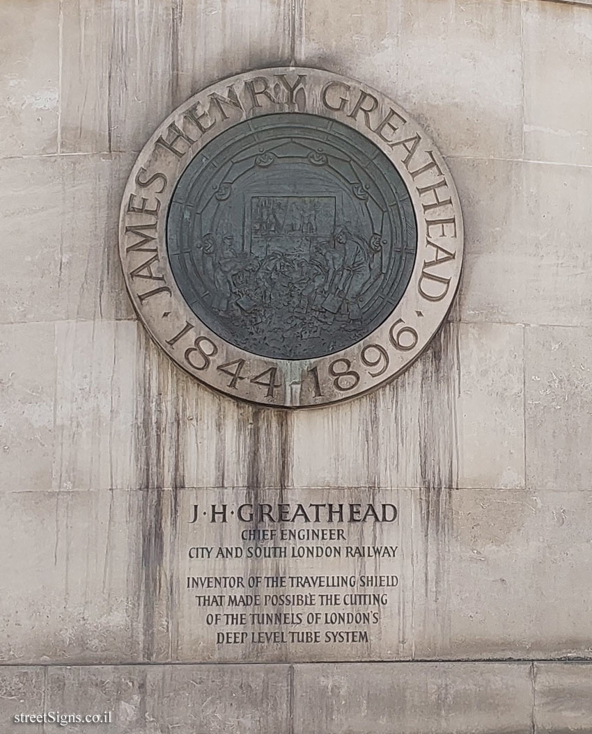 London - James Henry Greathead Statue