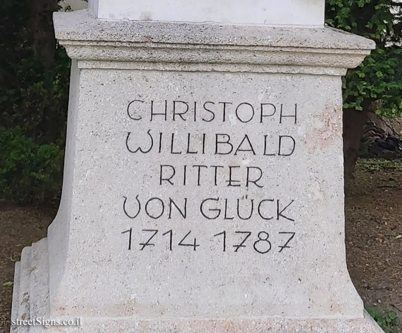 Vienna - a statue dedicated to the composer Christoph Willibald Gluck