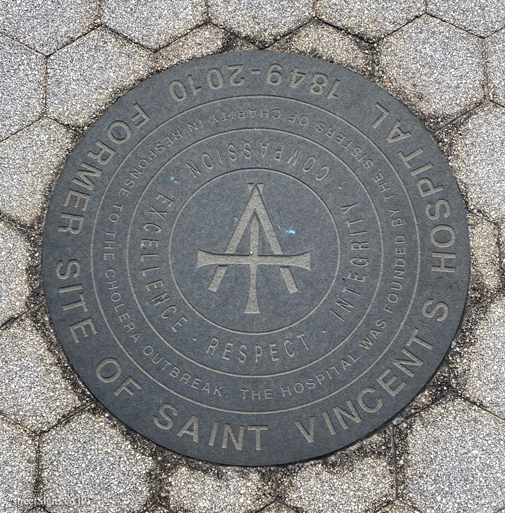 New York - commemoration of the St. Vincent Medical Center - establishment of the center