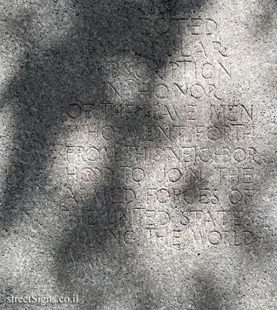 New York - Memorial in Abingdon Square