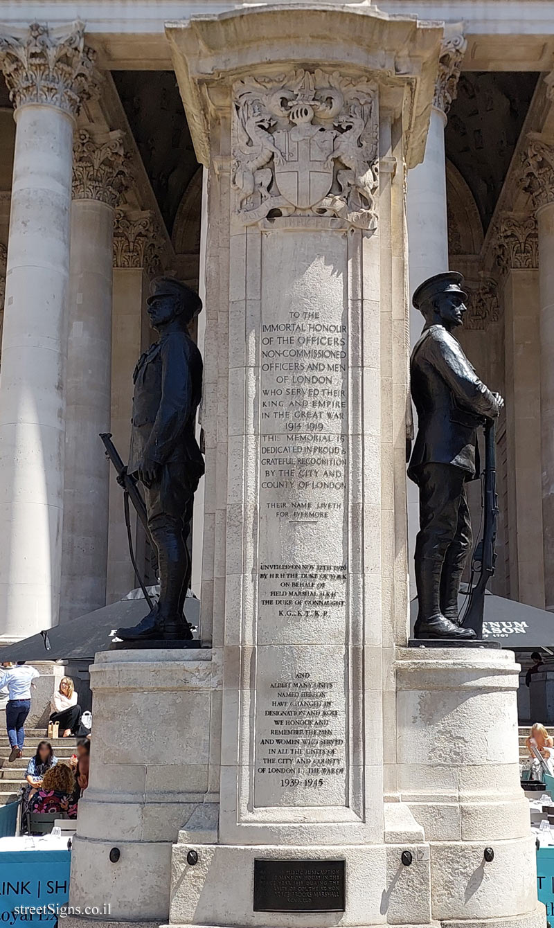 London - London Troops War Memorial