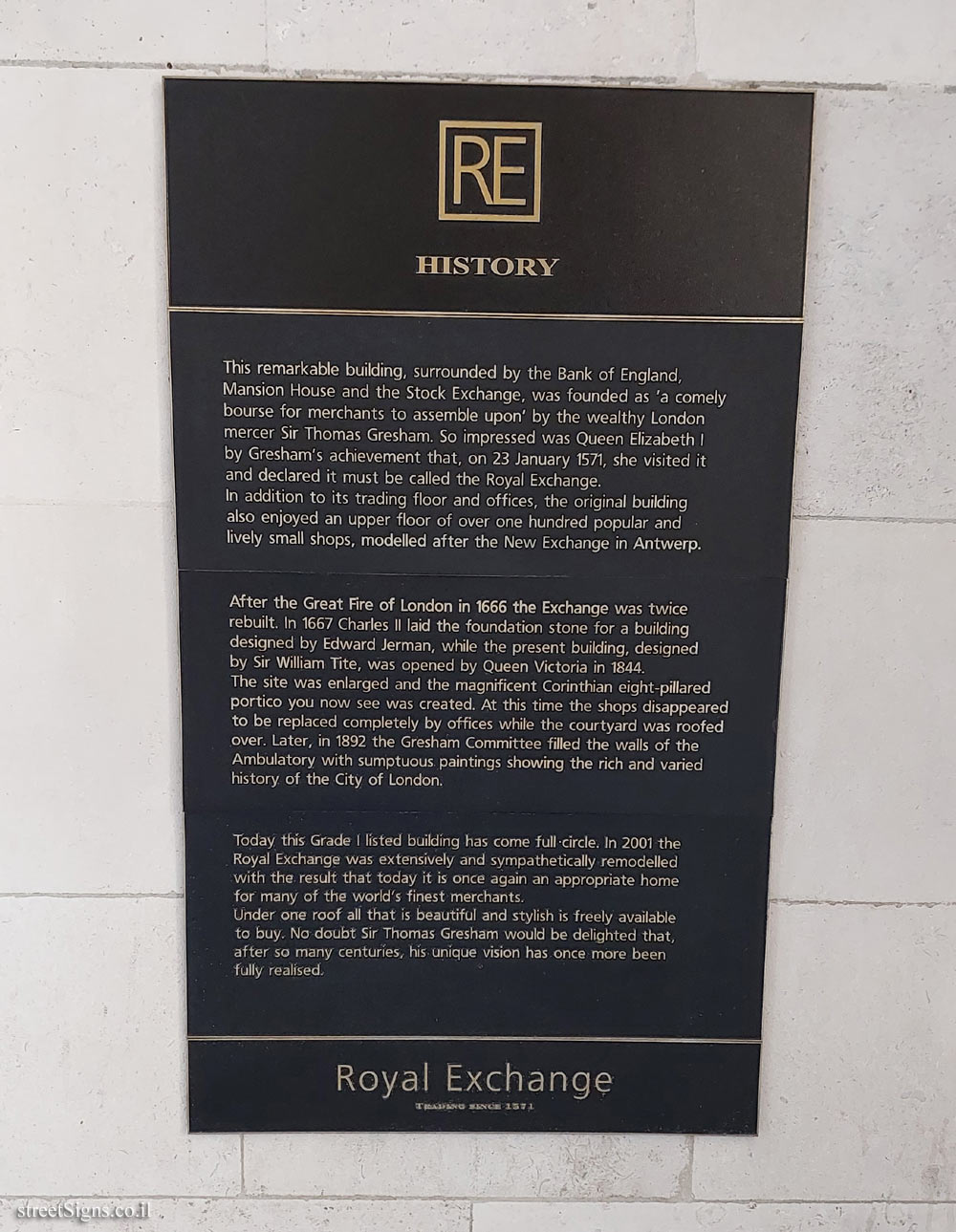 London - The Royal Exchange