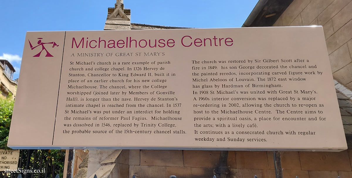 Cambridge - Michaelhouse Centre 