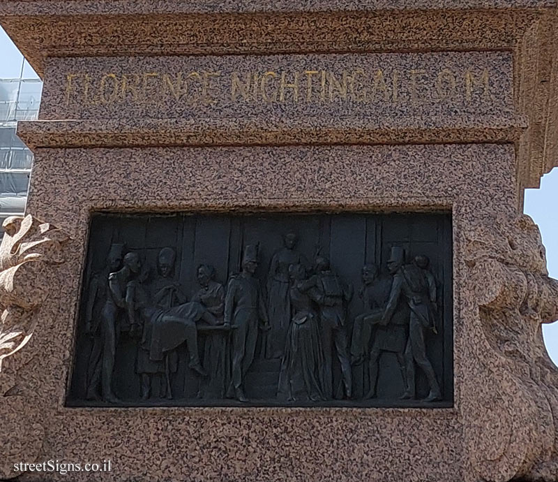 London - Statue commemorating Florence Nightingale