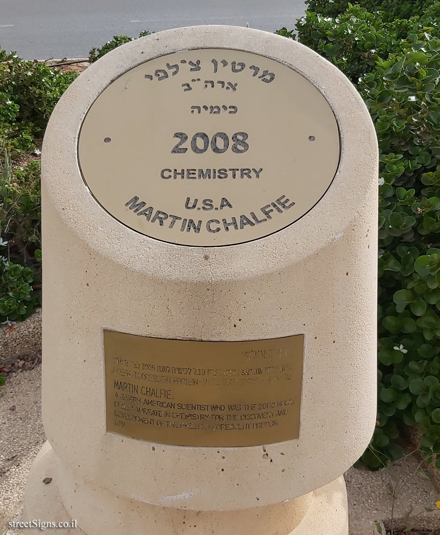 Rishon Lezion - Nobel Laureates Boulevard - Martin Chalfie