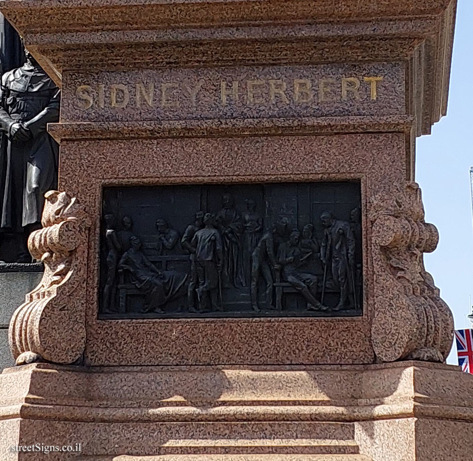 London - Statue of Sidney Herbert