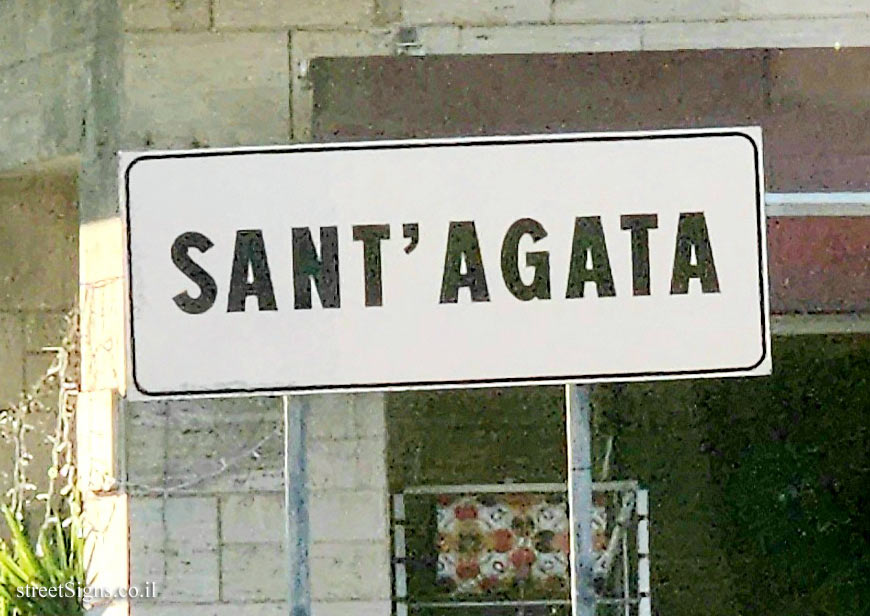 Sant’Agata di Militello (Sicily) - beginning of the city limits