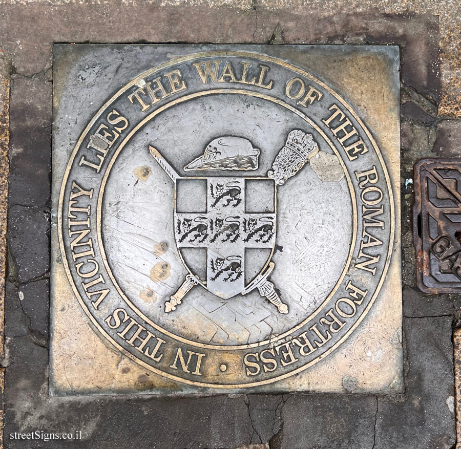 York - the place where the Roman fortress wall stood