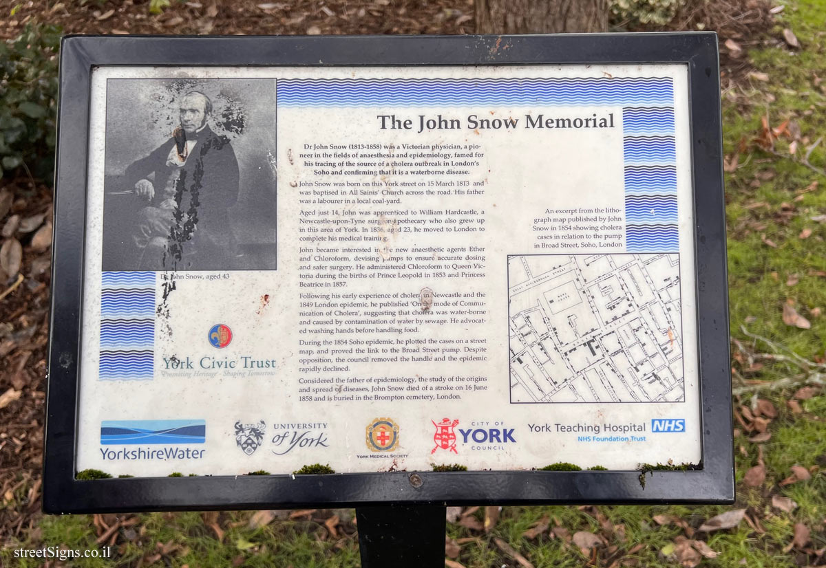York - John Snow Memorial