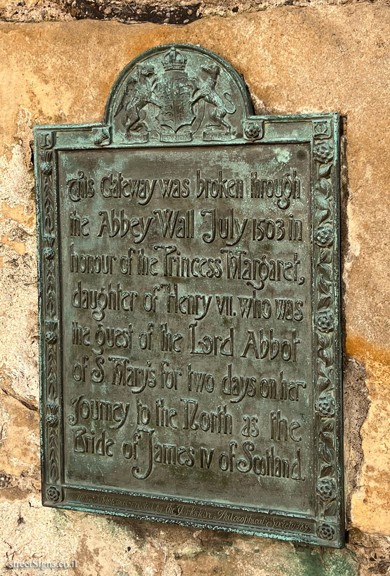 York - Abbey Wall Gateway