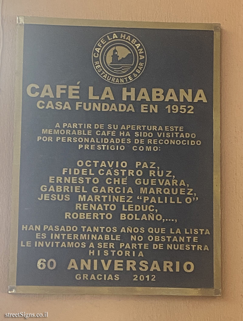 Mexico City - Havana Cafe